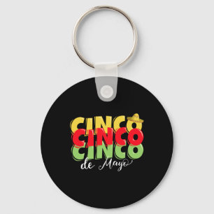 Womens Cinco De Mayo Party Mexican Fiesta Funny 5t Keychain
