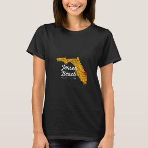 Womens City Of Jensen Beach Florida  Fl Merch Souv T-Shirt