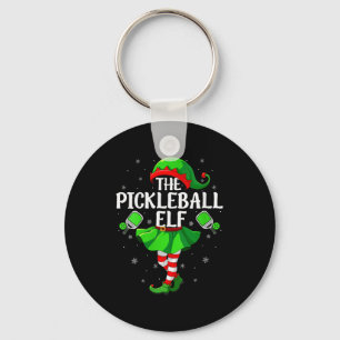 Womens Ckleball Elf Christmas Girls Women Elf Squa Keychain
