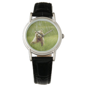 Women's Classic Black Leather Strap Watch