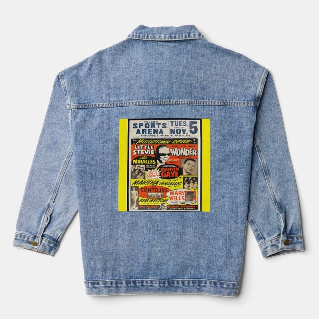  women's   classic denim jacket (Back)