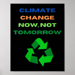 Womens Climate Change Enthusiast, Environmental Poster
