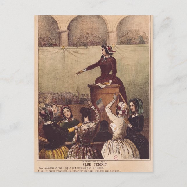 Women's Club, c.1848 Postcard (Front)