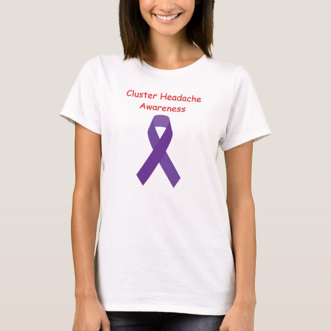 Womens Cluster Headache Awareness T-Shirt (Front)
