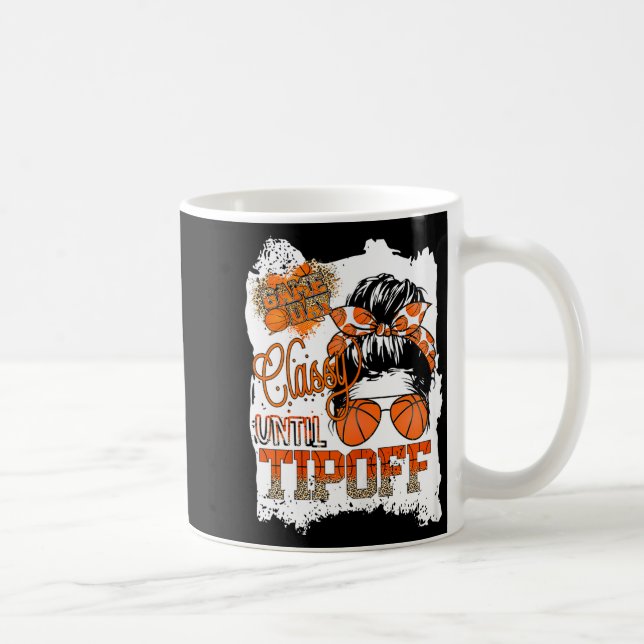 Womens Cly Until Tip-off Funny Quote Basketball Me Coffee Mug (Right)