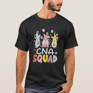 Womens Cna Squad Bunny Gnome Rabbit Eggs Hunting N T-Shirt