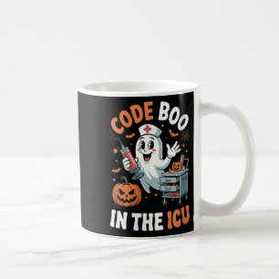 Womens Code Boo In The Icu Funny Medical Halloween Coffee Mug