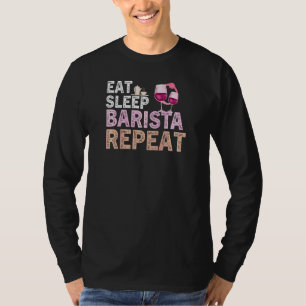 Womens Coffee Wine Quote Barista Cool Coffee Wine T-Shirt