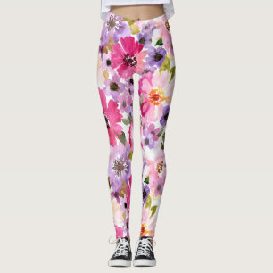Women's Colourful Floral Print Leggings