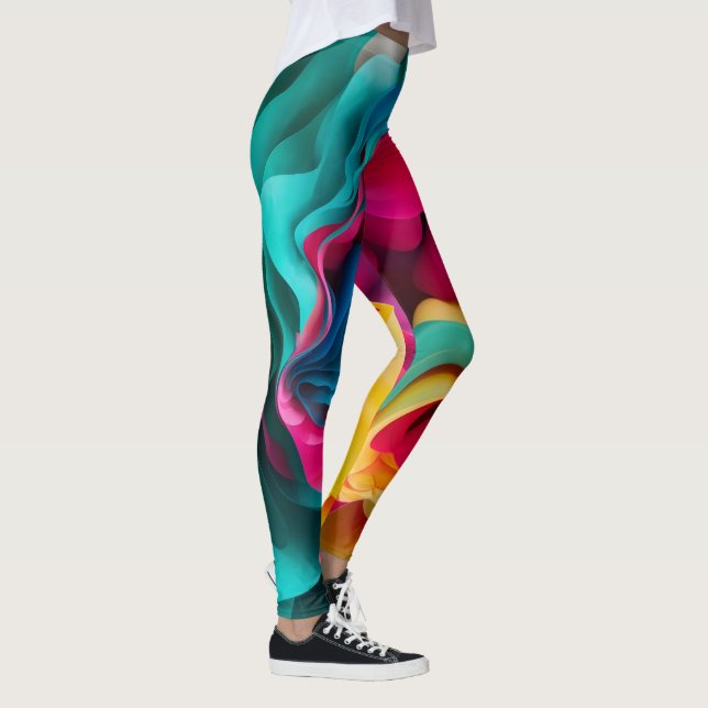 Women's Colourful Leggings  art (Right)