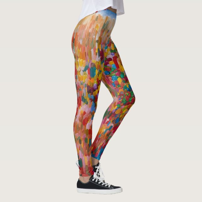 Women's Colourful Leggings  art (Right)