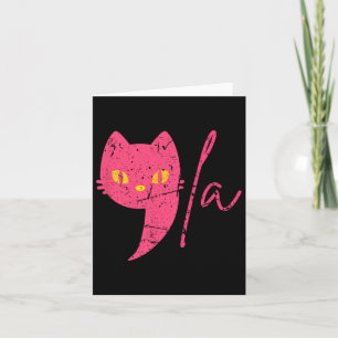 Women's Comma La Card