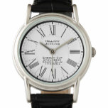 Women's Competition Winner Watch<br><div class="desc">A watch for the ladies' winner of a Competition or Tournament that is designed as an award for the Woman who is the Competition Winner. Winner award trophy watch. Add the name of the recipient as well as the competition and other details you choose. Roman numerals on a white background....</div>