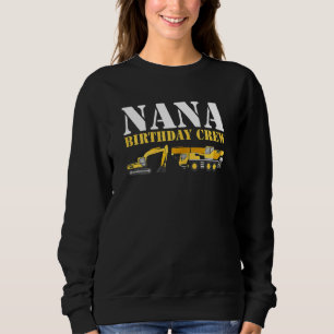 Womens Construction Birthday Party Cool Builder Na Sweatshirt