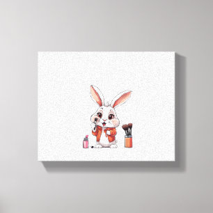Womens Cool Beautician Aesthetician Beauty Makeup Canvas Print