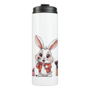 Womens Cool Beautician Aesthetician Beauty Makeup Thermal Tumbler
