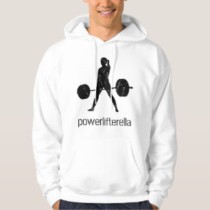 Womens Cool Deadlift-Day Powerlift Retro Gym Worko Hoodie