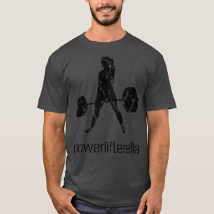 Womens Cool DeadliftDay Powerlift Retro Gym Workou T-Shirt