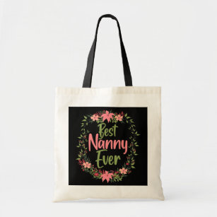 Womens Cool Nanny Mothers Day Tee For The Best Tote Bag