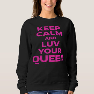 Womens Cool Statement Partnership Valentine's Day Sweatshirt