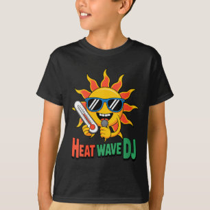 Women's cool sun heatwave dj design T-Shirt