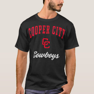 Womens Cooper City High School Cowboys VNeck  T-Shirt