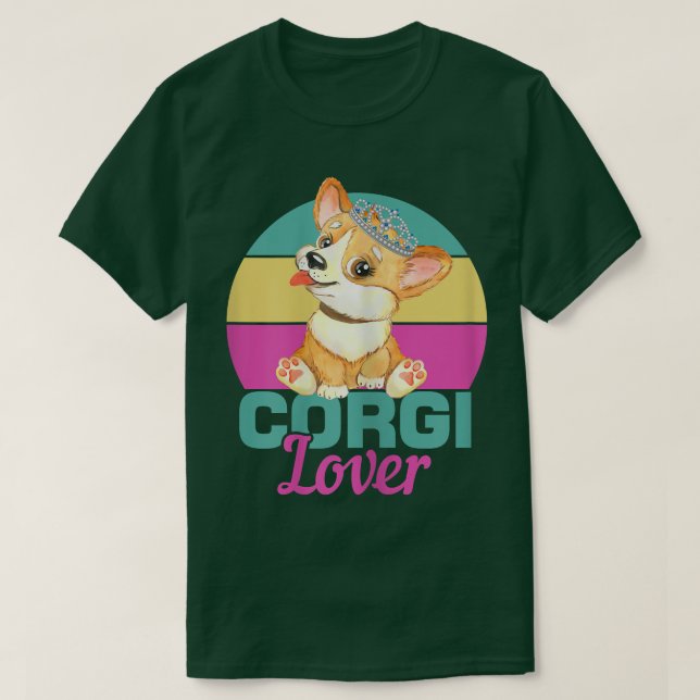 Womens Corgi Lover  T-Shirt (Design Front)