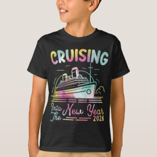 Womens Cruising Into New Year 2026 Countdown Party T-Shirt