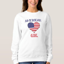 Women's Cute 4th Of July Gifts American Girl White