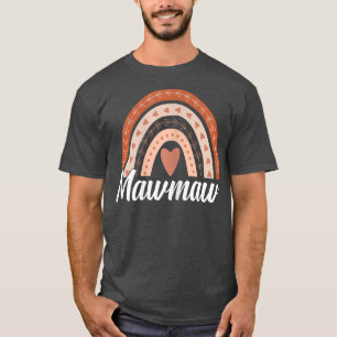 Womens Cute Boho Rainbow Mawmaw Mothers Day Best M T-Shirt