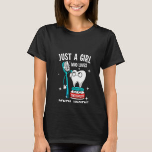 Womens Cute Dental Hygiene For Girls Women Dental T-Shirt