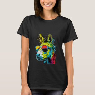 Womens Cute Donkey Lover Animal on Donkey T-Shirt
