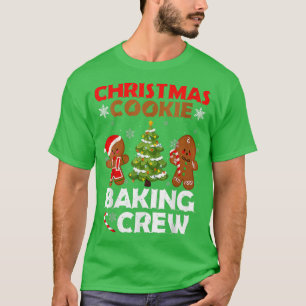 Womens Cute Gingerbread Christmas Cookie Baking Cr T-Shirt