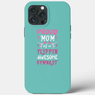 Womens Cute Gymnast Mom Funny Gymnastics Mom Mama iPhone 13 Pro Max Case