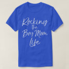 Womens Cute Mom of Boys Gift from Sons Rocking the