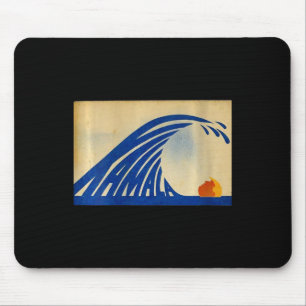 Womens Cute Wave Of Blue Wave Kamala For Kamala Fu Mouse Pad