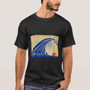 Womens Cute Wave Of Blue Wave Kamala For Kamala Fu T-Shirt