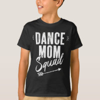 Womens DANCE MOM SQUAD DISTRESSED COOL MOM GIFT