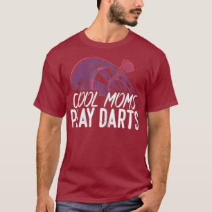 Womens Darts Player - Dart Arrows Dartboard Mom T-Shirt