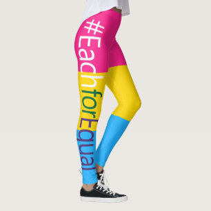 Women's Day 2020 Each for Equal Pansexual Pride Leggings
