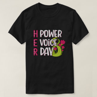 Womens Day 8th March Design T-Shirt