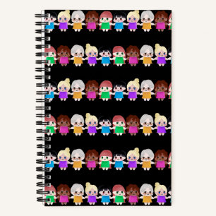 Women's Day Black Notebook