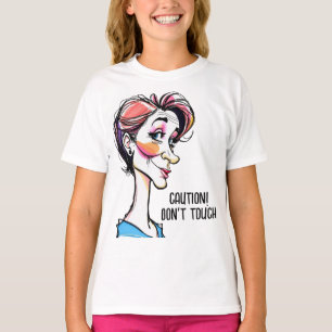 Women's Day Card - Funny Caricature 1 + your text T-Shirt