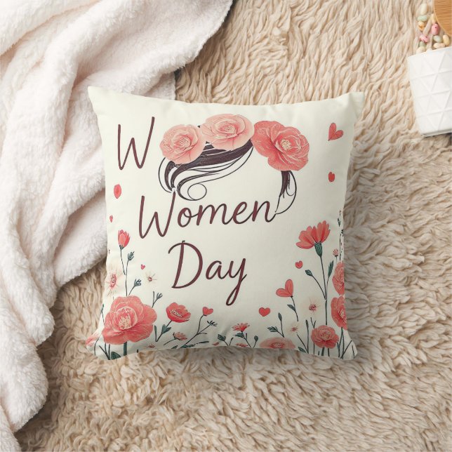 Women's Day Celebration Pillow (Blanket)