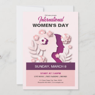 Women's Day Invitation Template