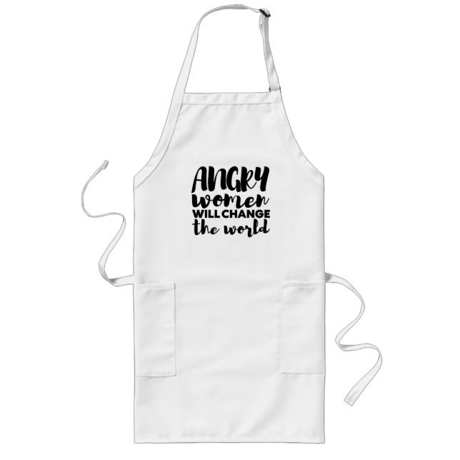 Women's Day Long Apron (Front)