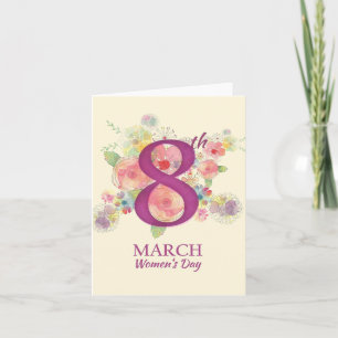 Women's Day March 8th Card