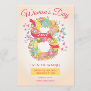 Womens Day Party Invitation
