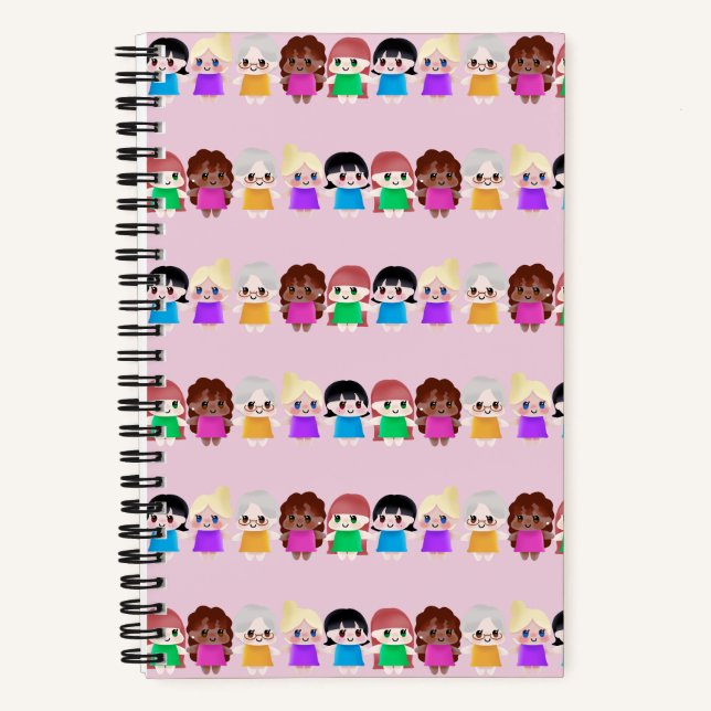 Women's Day Pink Notebook (Front)