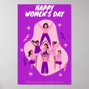 Women's day Theme cute Design Poster